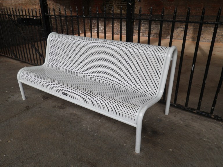 Bench at Bexhill station. (c) Daniel Wright 2013