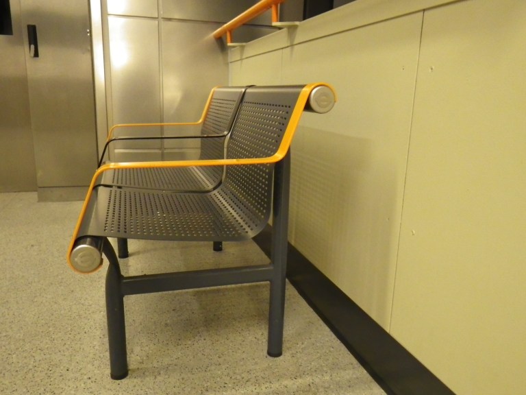 Bench at xxx station. (c) Daniel Wright 2012