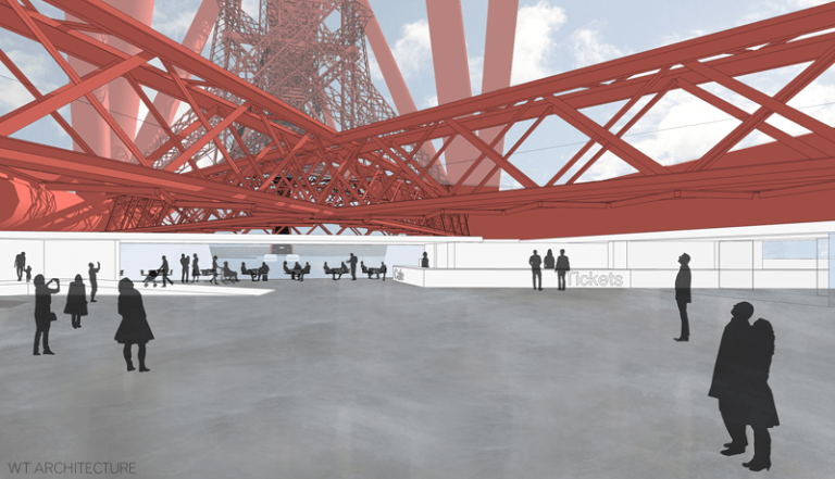 Visualisatin of proposed North Queensferry centre foyer. Courtesy Network Rail, via Network Rail press release