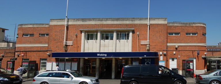 Woking station, Surrey. By Daniel Wright