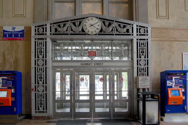 Entrance/exit vestibule at Penn Station. Photo by Daniel Wright [CC BY-NC-ND 2.0] via this flickr set