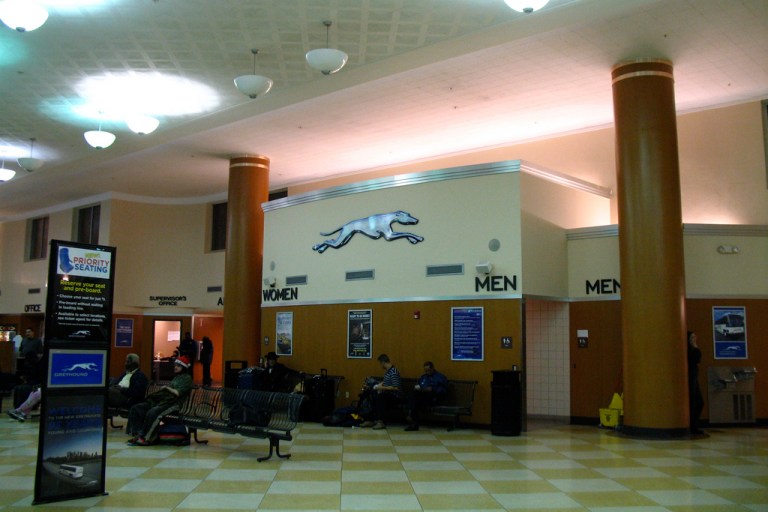 Inside Cleveland Greyhound Terminal. Photo by Alex Leung [CC BY 2.0] via this flickr page