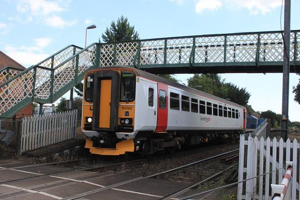 No, it's not in undercoat. This is Abellio Greater Anglia's visual (non)identity. Photo bBy Geof Sheppard (Own work) [CC BY-SA 3.0 or GFDL], via Wikimedia Commons