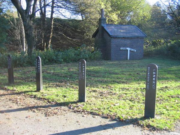 The former Hartington sidings in the Peak District. Photo by David Stowell [CC BY-SA 2.0], via Wikimedia Commons