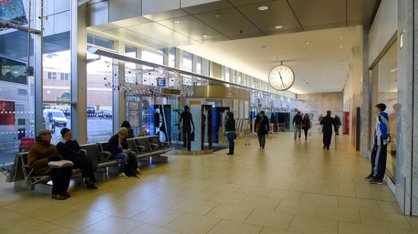 Newcastle's Eldon Square shopping centre bus station is somewhat better than Guildford's. Photo by Alvin Leong [CC BY 2.0] via this flickr page