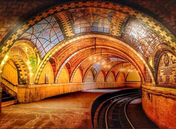 City Hall station, New York. Photo by PhotosByTamar [CC BY 2.0] via this flickr page