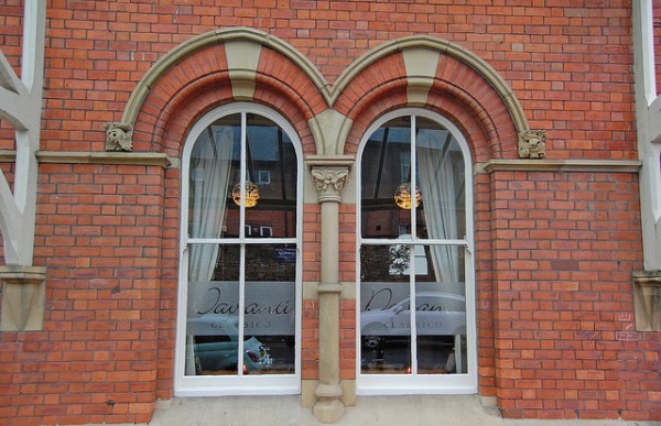 Tynemouth station window detail.