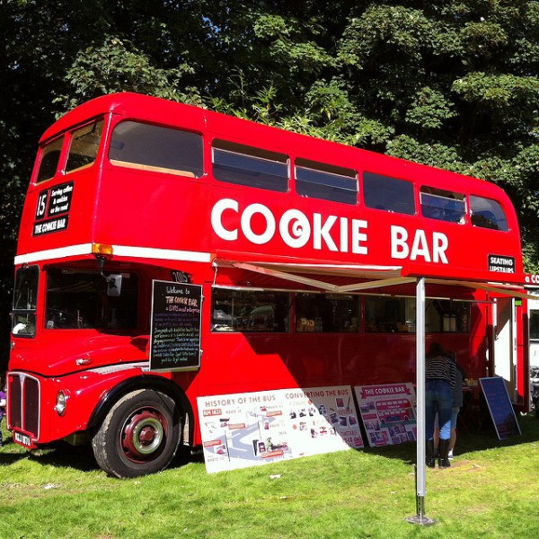 Routemaster RM1621 converted to social enterprise cafe. Seen in Haslemere in September 2015. Photo by Daniel Wright [CC BY-NC-ND 2.0] via this flickr page