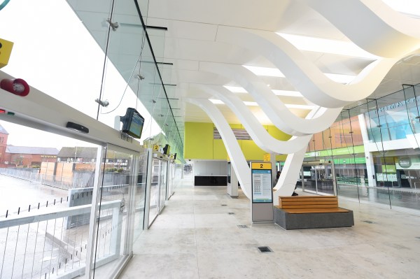 The travel office building is in the background of this image. © Blackburn with Darwen Council, used with kind permission