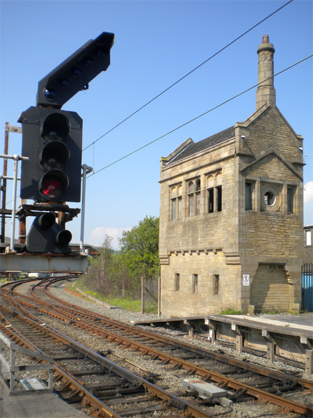 Furness Railway signal box, Carnforth (May 2012). Photo by Paul Wright