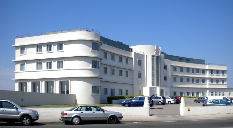 The Midland Hotel, Morecambe, in 2012. Photo by Paul Wright, used with permission